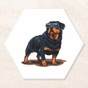 Rottweiler De Gent Kartonnen Onderzetters