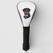 Rottweiler De Heren Golfheadcover (Voorkant)
