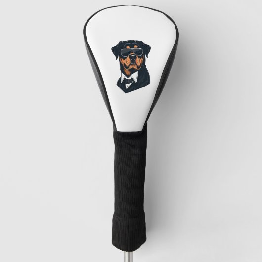 Rottweiler De Heren Golfheadcover (Voorkant)