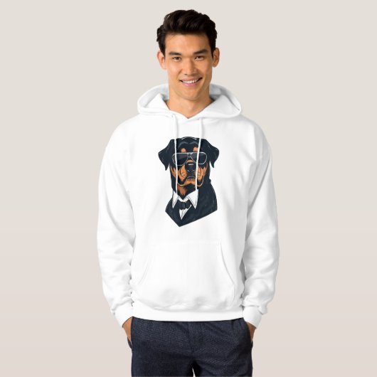 Rottweiler De Heren Hoodie (Voorkant volledig)