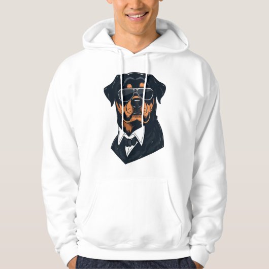 Rottweiler De Heren Hoodie (Voorkant)