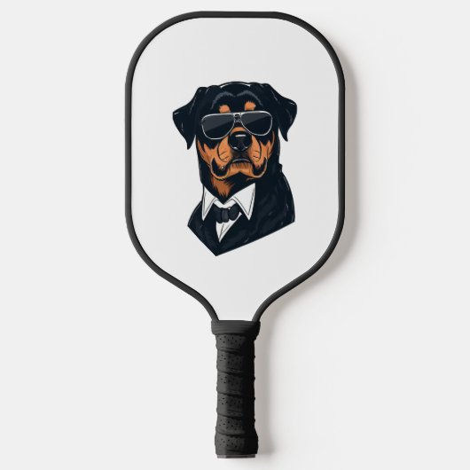 Rottweiler De Heren Pickleball Paddle (Voorkant)