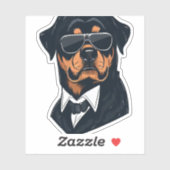 Rottweiler De Heren Sticker (Vel)