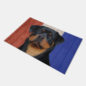 Rottweiler   deurmat (Schuin)