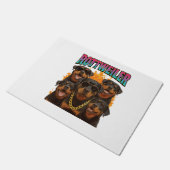 Rottweiler  deurmat (Schuin)