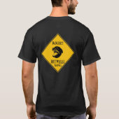 Rottweiler die T-Shirt passeert (Achterkant)