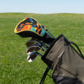 Rottweiler Dog 003 - Bruno Pokopen Golfheadcover (Insitu)