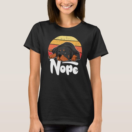 Rottweiler Dog 41 T-shirt (Voorkant)