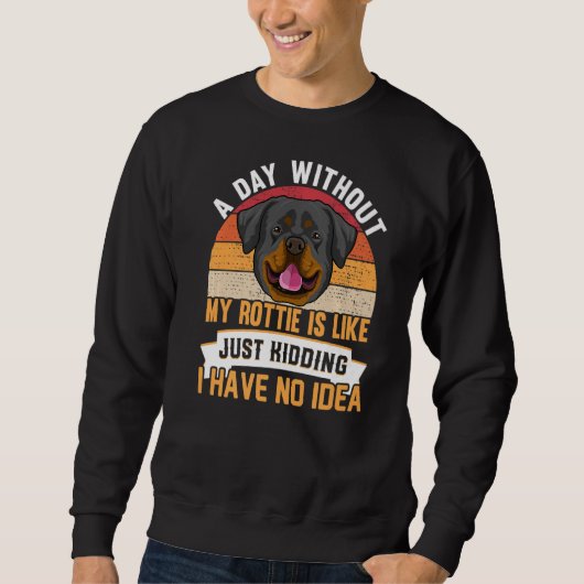 Rottweiler Dog Apparel Rottie Owner Trui (Voorkant)