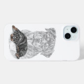 Rottweiler Dog Art Case-Mate iPhone Case (Achterkant (horizontaal))