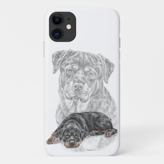Rottweiler Dog Art Case-Mate iPhone Case (Achterkant)
