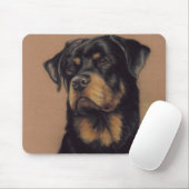 "Rottweiler" Dog Art Mousepad Muismat (Met muis)