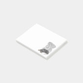 Rottweiler Dog Art Post-it® Notes (Schuin)