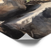 Rottweiler Dog Art Print Poster (Hoek)