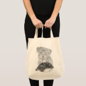Rottweiler Dog Art Tote Bag (Voorkant (product))