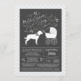 Rottweiler Dog Baby shower Genderneutraal Rotty Kaart