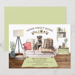 Rottweiler Dog Bewegende Aankondiging