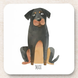 Rottweiler Dog Bier Onderzetter
