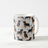 Rottweiler Dog-Botten en Mok koffiepauze (Voorkant rechts)