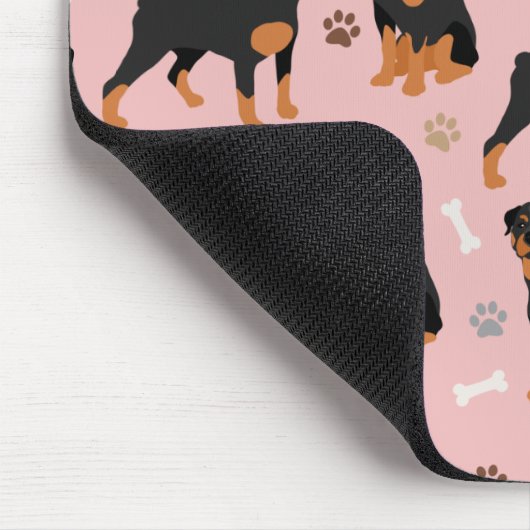 Rottweiler Dog-Botten en Muismat poten (Hoek)