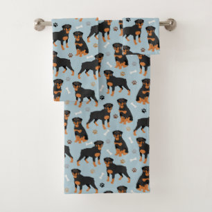 Rottweiler Dog-Botten en -poten Bad Handdoek