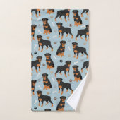Rottweiler Dog-Botten en -poten Bad Handdoek (Handdoek)
