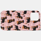 Rottweiler Dog-Botten en -poten Case-Mate iPhone Case (Achterkant (horizontaal))