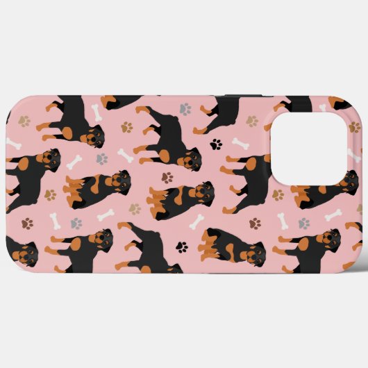 Rottweiler Dog-Botten en -poten Case-Mate iPhone Case (Achterkant (horizontaal))