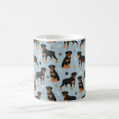 Rottweiler Dog-Botten en -poten Koffiemok (Center)