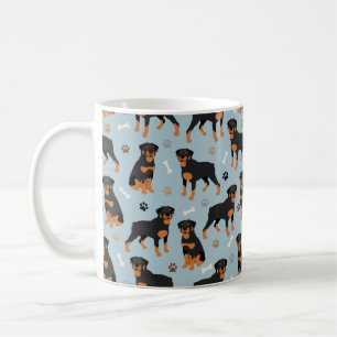 Rottweiler Dog-Botten en -poten Koffiemok