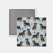 Rottweiler Dog-Botten en -poten Magneet (Voorkant / Achterkant)