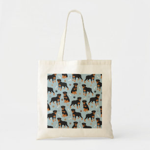 Rottweiler Dog-Botten en -poten Tote Bag