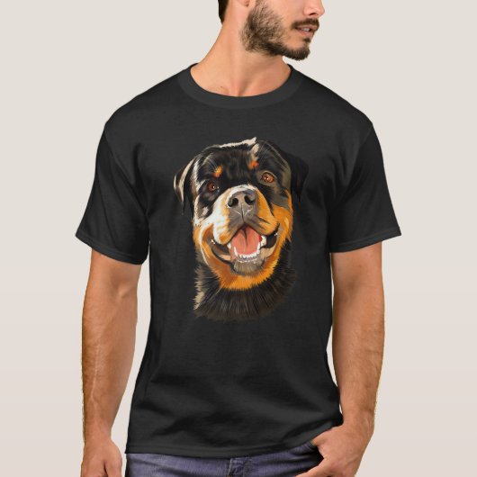 Rottweiler Dog Breed T-shirt (Voorkant)
