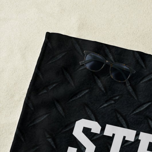 Rottweiler Dog Camo Animal Name Cool Rugged Puppy Strandlaken (In situ)