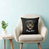 Rottweiler Dog Creëer Jouw eigen Kussen (Stoel)