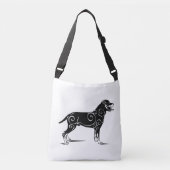 Rottweiler Dog Design Crossbody Tas (Voorkant)