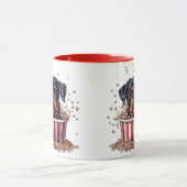 Rottweiler Dog Film Popcorn Bucket Mok (Midden)