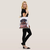 Rottweiler Dog Film Popcorn Bucket Tote Bag (Op model)