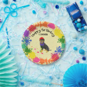 Rottweiler Dog Fun Paint Splash Art Party Papieren Bordje (Feest)