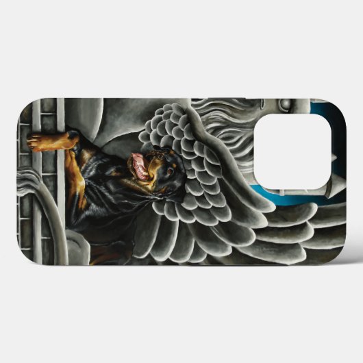 Rottweiler Dog Gargoyle Fantasy Case-Mate iPhone Case (Achterkant (horizontaal))
