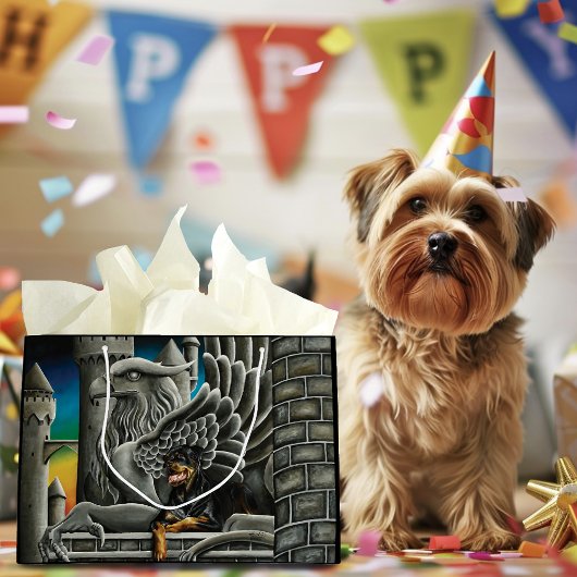 Rottweiler Dog Gargoyle Fantasy Groot Cadeauzakje