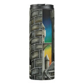 Rottweiler Dog Gargoyle Fantasy Thermosbeker (Achterkant)