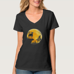 Rottweiler Dog geeft ideeën als Halloween Pumpkin T-shirt