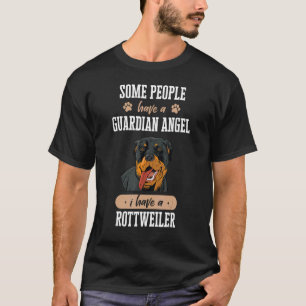 Rottweiler Dog Guardian Angel T-shirt