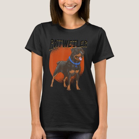 Rottweiler - Dog Identification - Dogs Lover - Dog T-shirt (Voorkant)