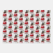 Rottweiler Dog in Vakbistenbag Inpakpapier Vel (Voorkant 2)