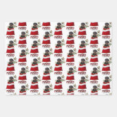 Rottweiler Dog in Vakbistenbag Inpakpapier Vel (Voorkant)