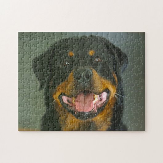 Rottweiler Dog Jigsaws. Legpuzzel (Horizontaal)