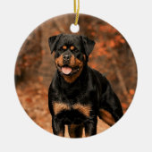 Rottweiler Dog Keramisch Ornament (Voorkant)