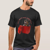 Rottweiler Dog Kerstmis Light T-shirt (Voorkant)